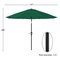 Nature Spring Nature Spring 10 Foot Patio Umbrella-Auto Tilt, Green 687842GRP - alternate 2